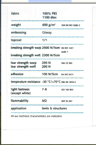 PVC Structure Textile