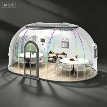 Starlight Cabin: Portable Dome Shelter for Farmstay Adventures