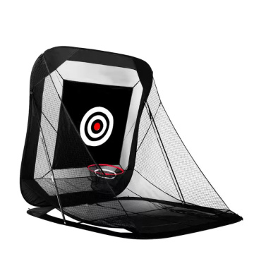Ayuda de entrenamiento plegable con red de golf con retorno automático de pelota