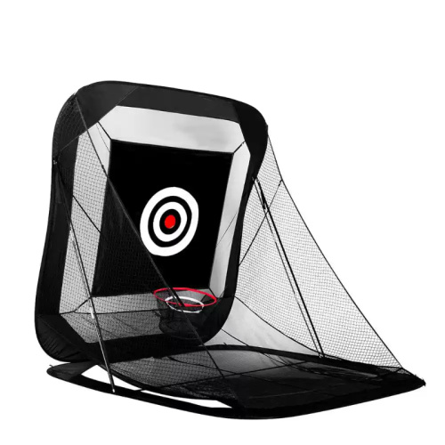 Ayuda de entrenamiento plegable con red de golf con retorno automático de pelota