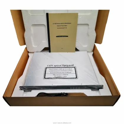 1310nm 26mW CATV Optical Transmitter with AGC, Dual Power Supply, and Network Management