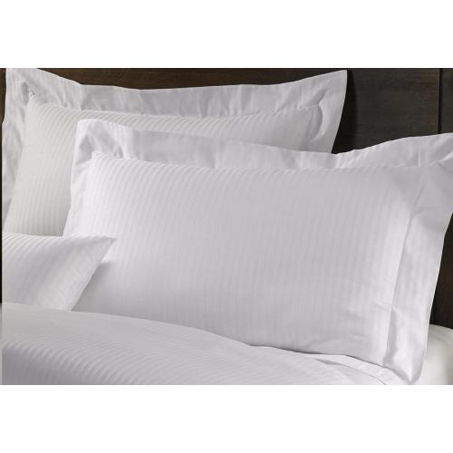 Satin strip pillow for hotel