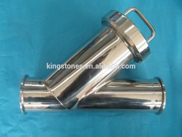 sanitary stainless steel Y strainer DN80