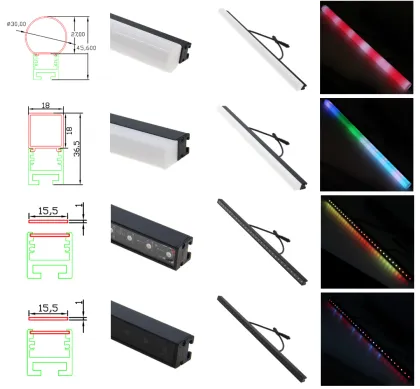 DC24V LED Bar Stage Light - SK6812 RGB Point by Point Lighting