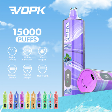 VOPK Shisha Hookah 15K Disposable Vape EU Warehouse