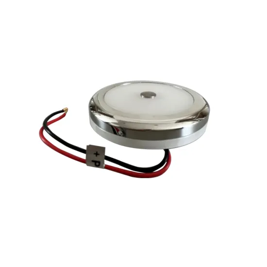 Chrome LED Caravan Interior Dome Ceiling Lights with Touch Dimmer Switch