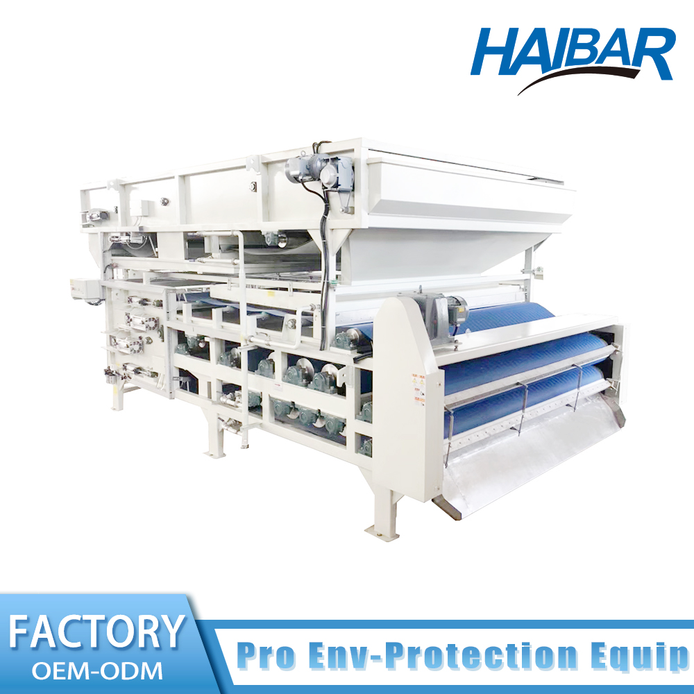 Triple-Belt Gravitational Thickening Dewatering HTE3-3000