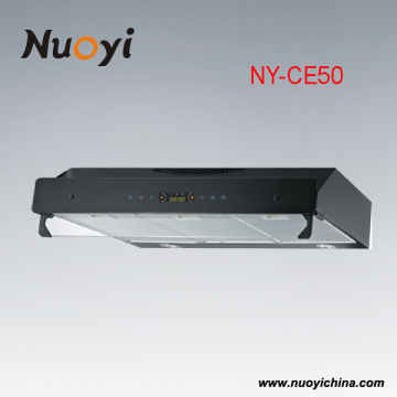 slim kitchen exhaust hood with economic motor