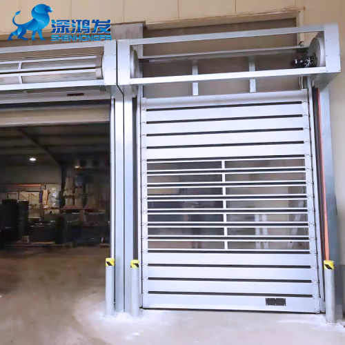 Aluminium Spiral Insulated High Speed ​​Rolling Shutter Door