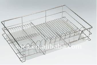 Kitchen metal wire cabinet storange basket