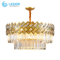 LEDER Golden Crystal Modern Chandelier