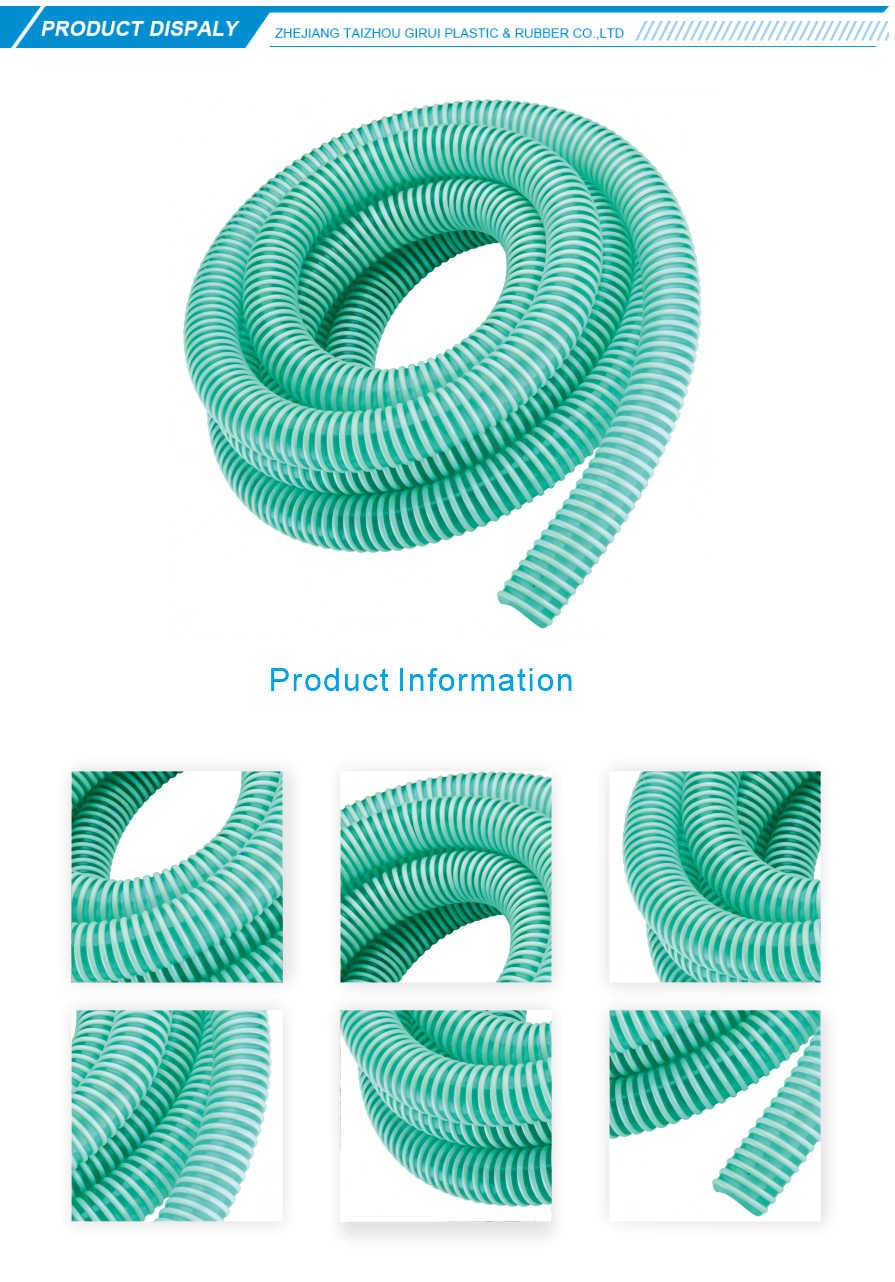 flexible water absorbing PVC hose