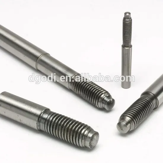 Factory custom external thread dowel pin and steel dowel pins with thread
