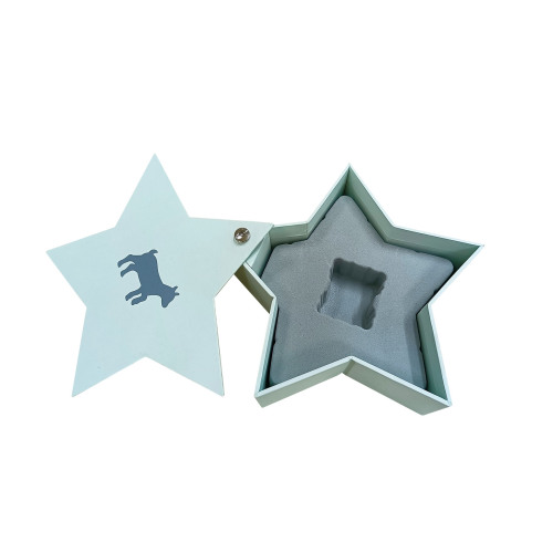 Star Shape Cardboard Paper Gift Boxes with Tray