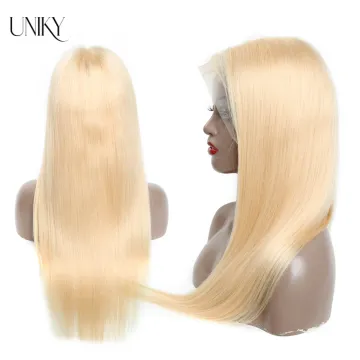 Uniky Wholesale 613 blonde Lace Frontal wig,peruvian human hair lace front wigs for black women