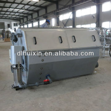 Drum filter with tank