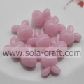 Acrylic Lovely Rabbit Shapes Beads with the Vivid Jelly Style