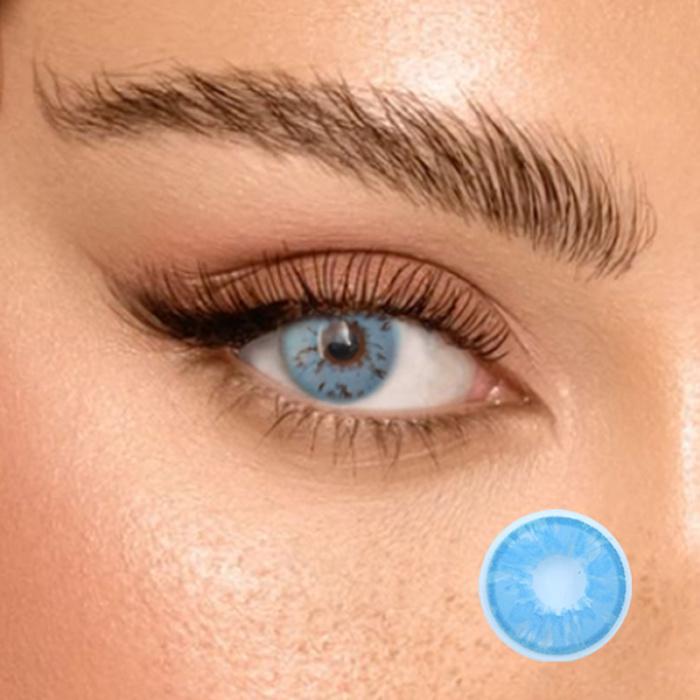 High quality contact lens special makeup is obvious
