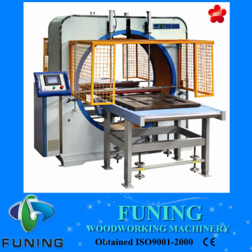 Wooden door wrapping machine
