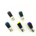 Parafuso no conector BNC CCTV para cabo coaxial