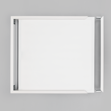 White or Black Surface Mounted Frame Lamp with Aluminio Material