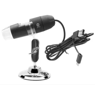 High-Quality 3-in-1 Digital USB Microscope with LED Lights - Hot Selling Kids Microscope 1600x 0.3M Pixel