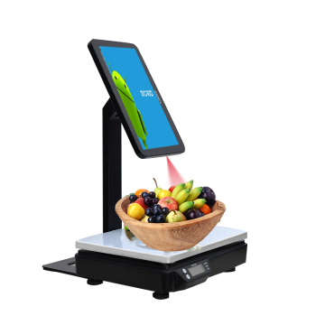 Hochwertiger KI-Objekterkennung Touchscreen-POS-System mit WLAN und Gewichtsskala