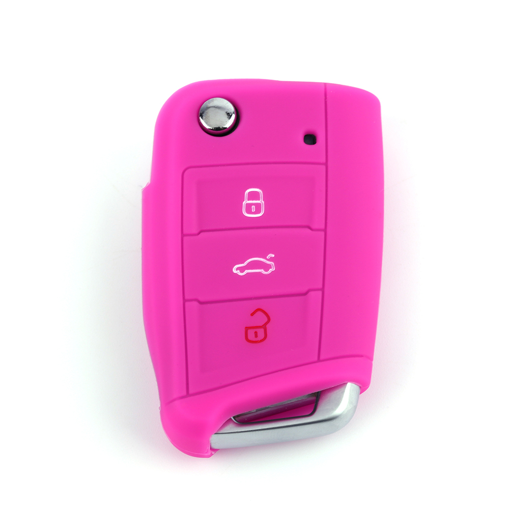 VW 3 Buttons Car Key Case