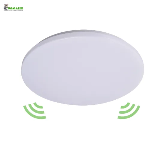IP65 White LED Bulkhead Light with Emergency Function, Motion Sensor Ceiling Light