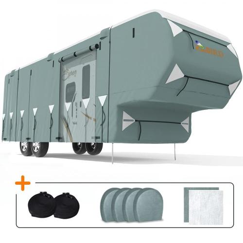 Upgraded 5th Wheel RV Cover 5 Layers Anti-UV