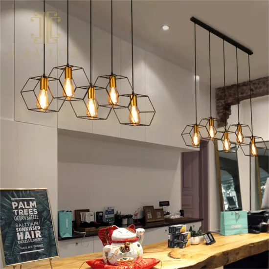 Wholesale Retro Artistic Loft E27 Metal Chandelier Pendant