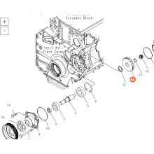 KOMATSU PC1250 SAA6D170 ENGINE GEAR 6240-61-1620