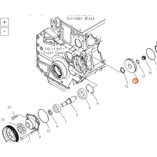 KOMATSU PC1250 SAA6D170 MOTOR DİŞLİSİ 6240-61-1620