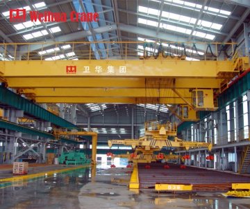 Weihua Double Girder Overhead Electromagnetic Bridge Crane