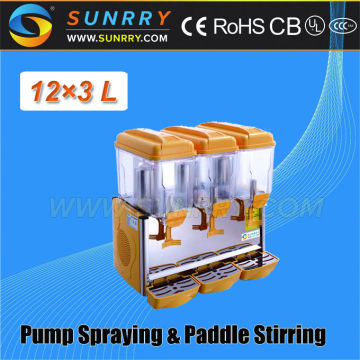 Commerical wholesale glass beverage dispenser