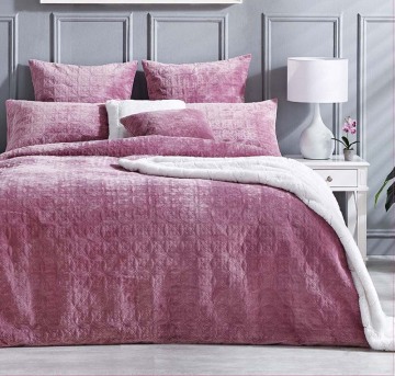 soft plush hot pressed duvet cover
