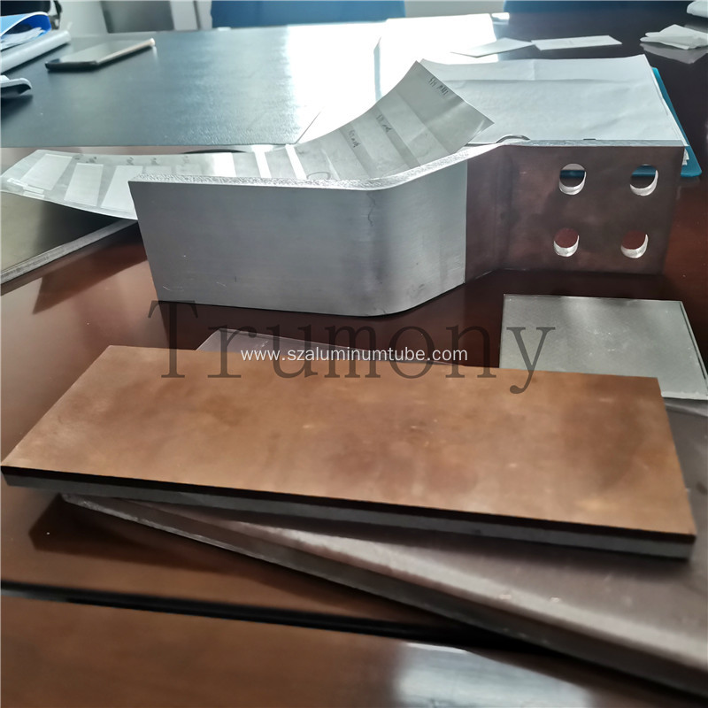 Copper clad aluminum plate for electric vehicle battery