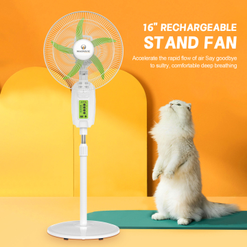 2023 Hot Selling Portable AC/DC Rechargeable 16 Inch Stand Fan