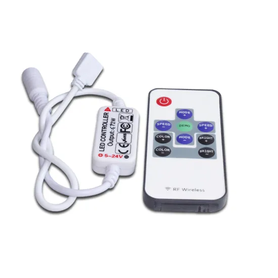 DC5-24V & DC12V Mini RGB Wireless Remote Controller with 10 Keys for RGB Lighting