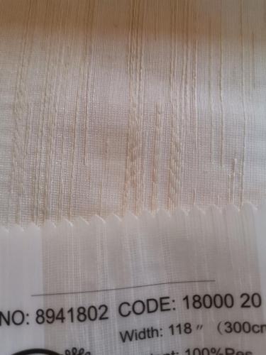 Warna Pink Terbaru Jacquard Stripes Curtain Sheer