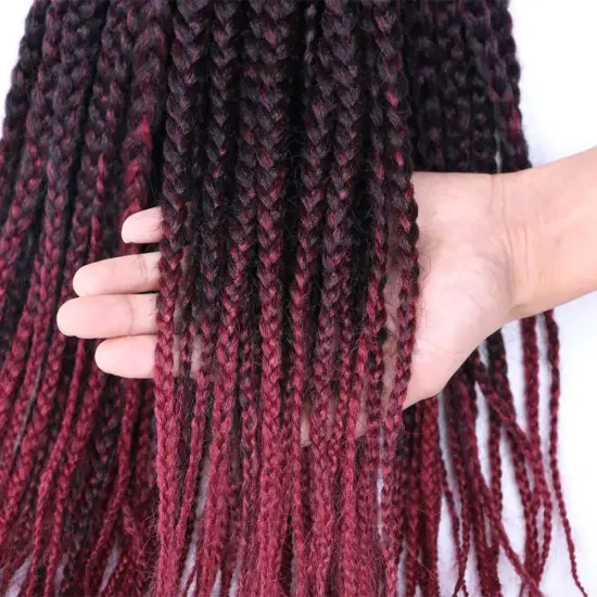 Wholesale Price Box Braids Crochet Twist Synthetic Hair For Women