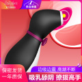 Brinquedo sexual vibrador de estimulação clitoriana com sucção de pinguim