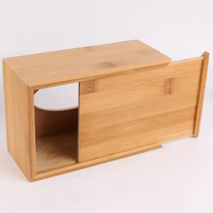 Natural Bamboo Tissue Box