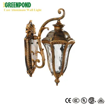 European Style CFL Cast Aluminum Wall Light