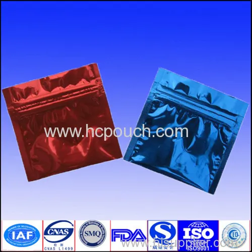 Plastic Zip Lock Laminated Aluminum Foil Bag 