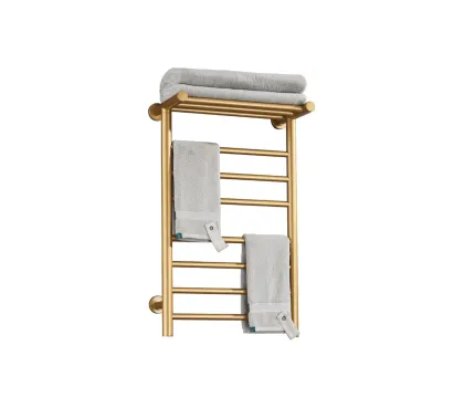 Gold Heated Towel Warmer Rack