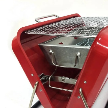 Portable Folding Stainless Steel #410 Charcoal BBQ Grill for Outdoor Camping