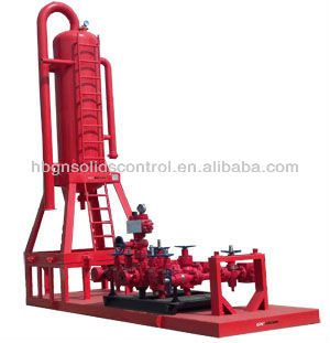 Drilling Mud Gas Separator for liquid and gas