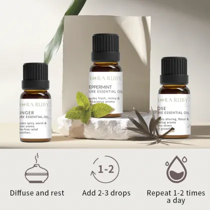 Private Label Nature Bergamot Aromatherapy Oil with Rosemary Essential Oil for Diffusers