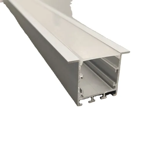 35x35mm Recessed Aluminum LED Profiles with PC PMMA Diffuser Cover